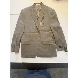 NWT Lauren Ralph Lauren Beige Men's Suit Coat, Sz. 42S 100% Wool